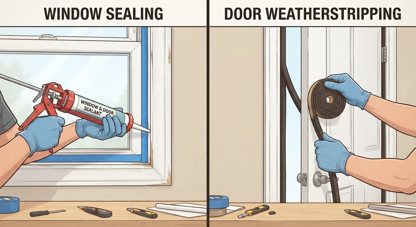 Caulking vs. Weatherstripping: Choosing the Right Seal for Each Gap