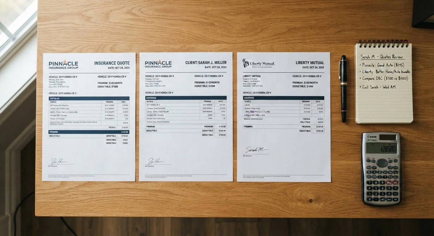 Comparing Auto Insurance Quotes: What the Numbers Are Really Telling You
