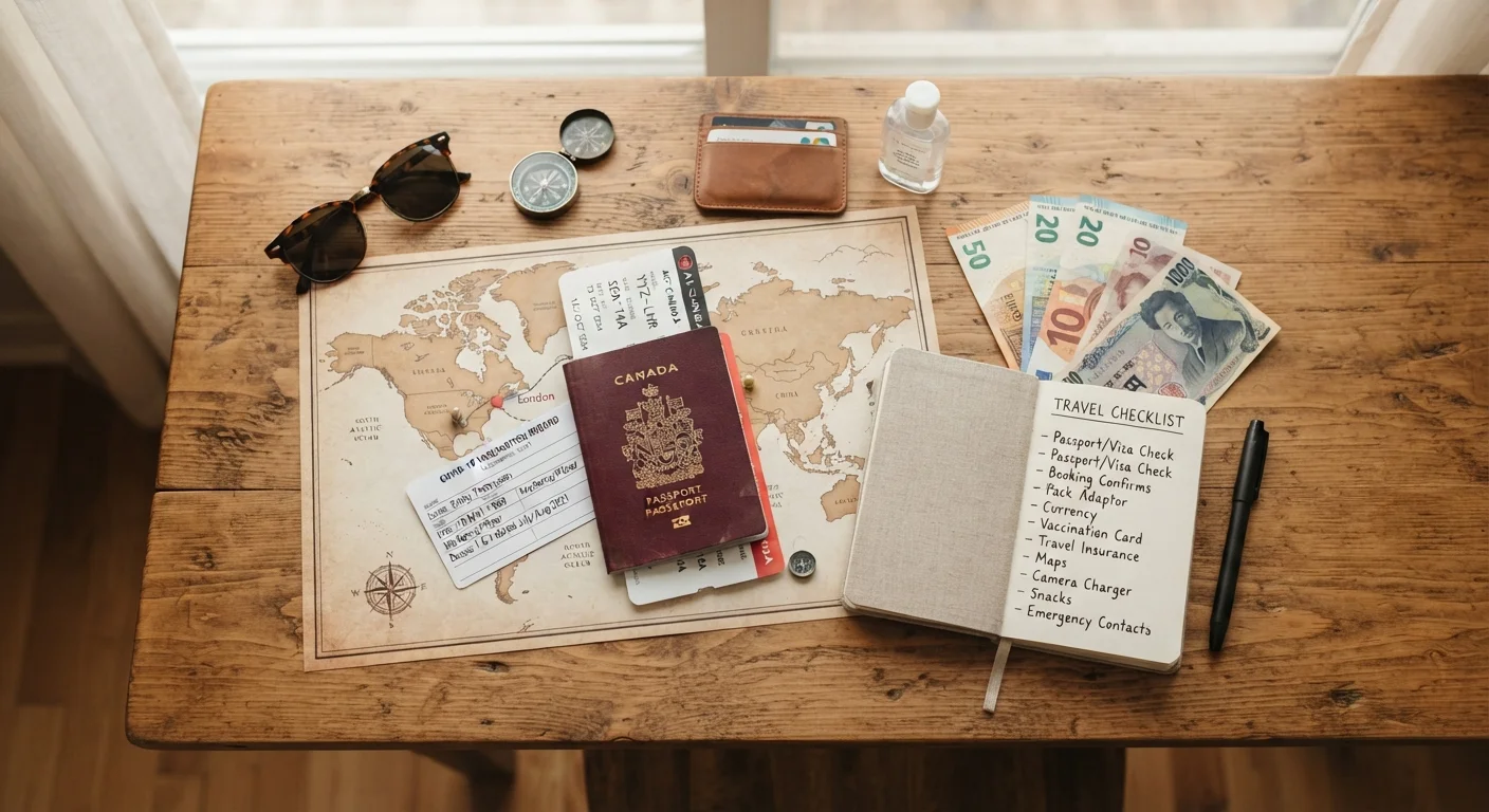Everything to Sort Out Before an International Trip