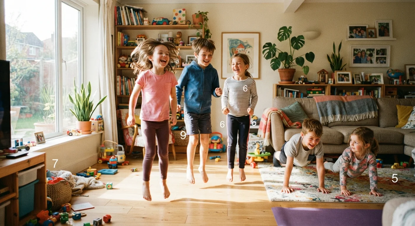 Keeping Kids Active Indoors: Structured Play vs. Structured Exercise