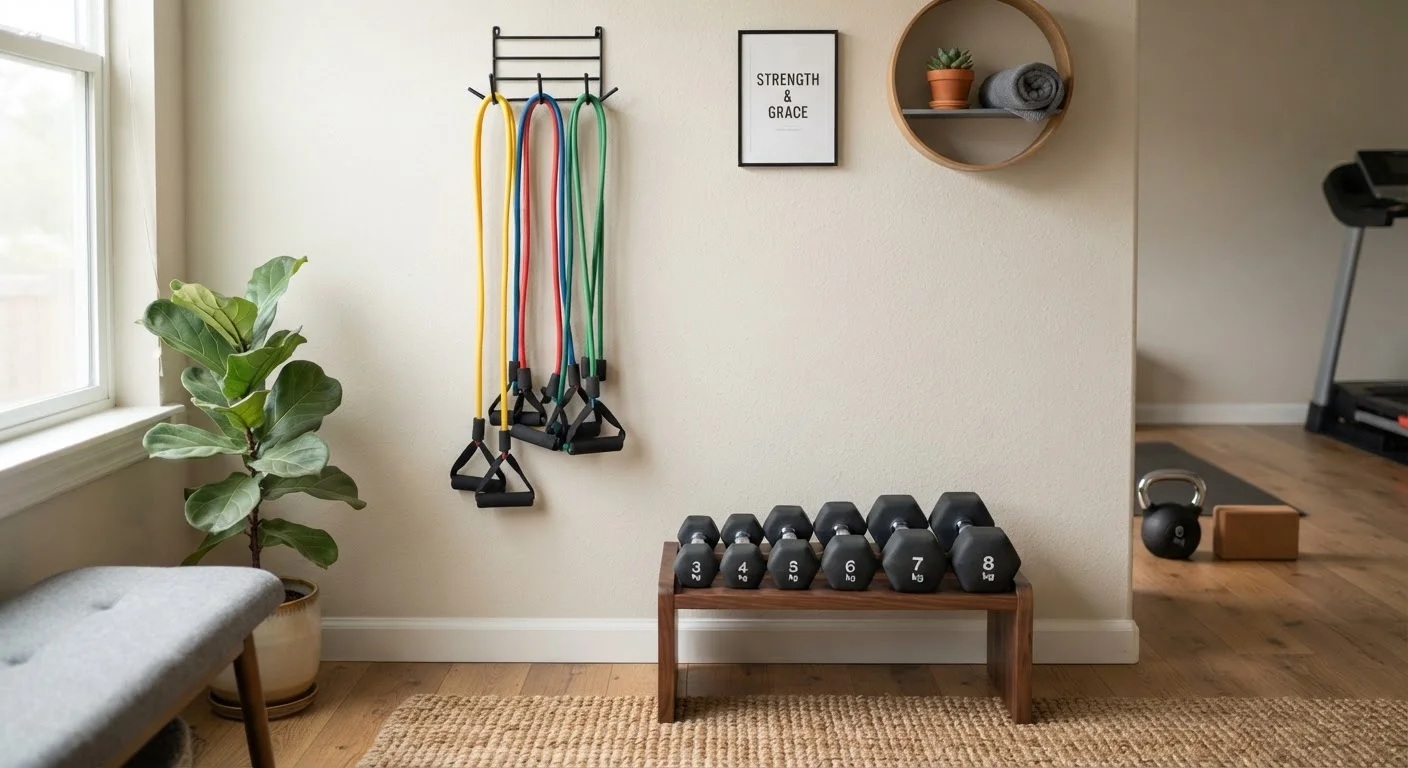 Resistance Bands vs. Free Weights for Home Training