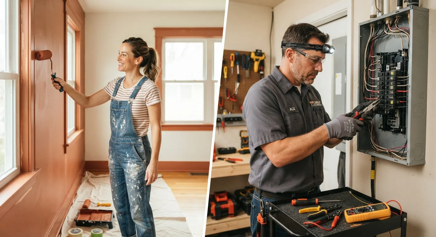 Where DIY Ends and a Licensed Contractor Begins