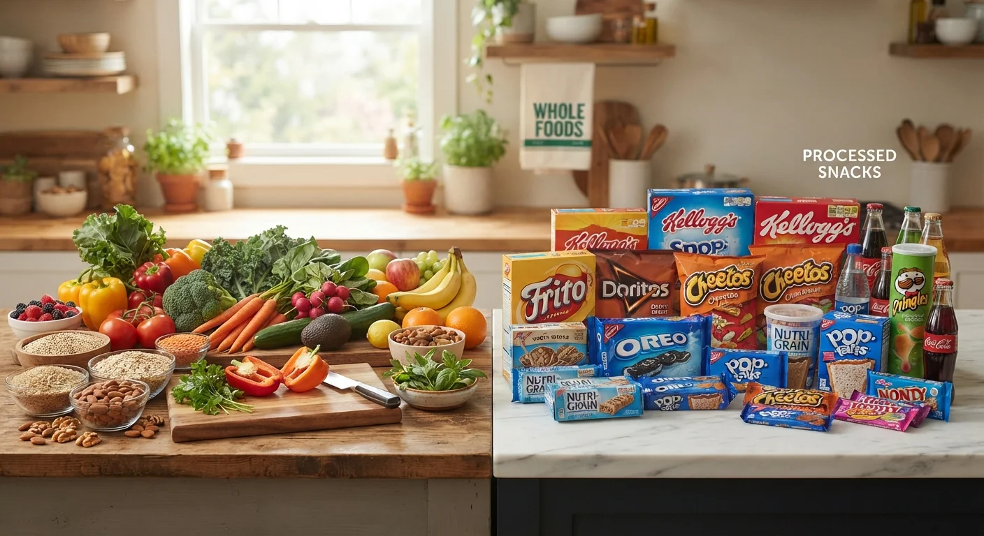 Whole Foods vs. Processed Foods: What Families Actually Need to Know